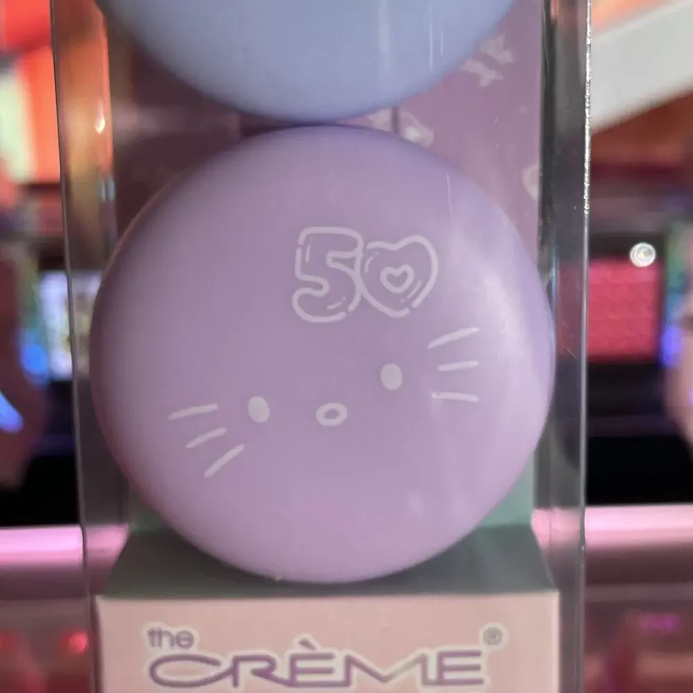 The Creme Shop Hello Kitty Lip Balm 50th 2 Moisturizing Macaron Duo Set Sanrio